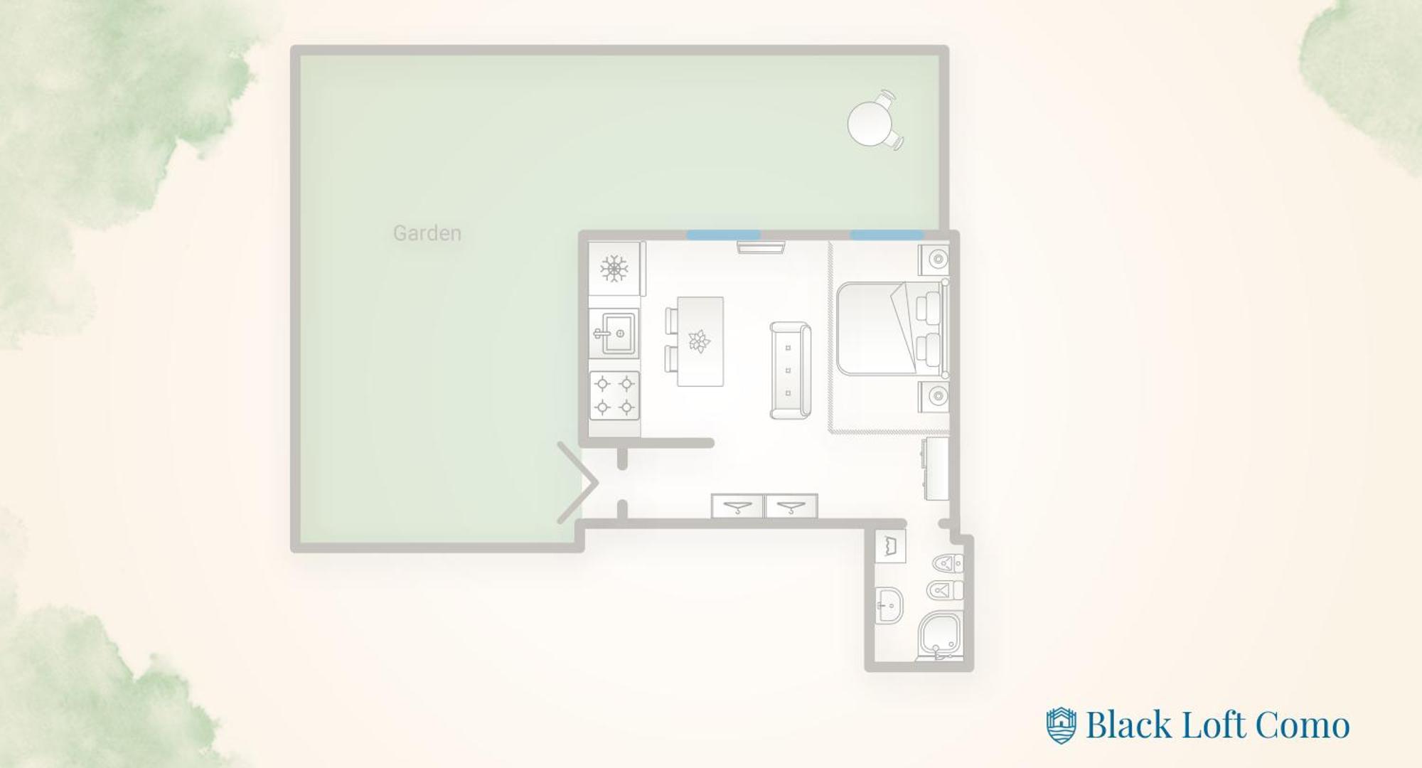 Black Loft Como By Rent All Комо Экстерьер фото